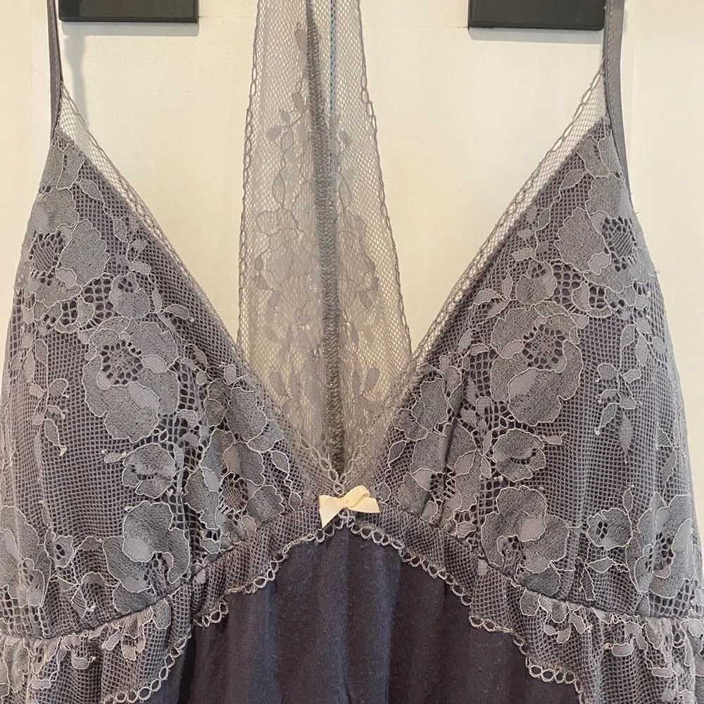 Heavenly by Victoria Supersoft Modal Slip Grey/Lilac size S/P

I2 - Picture 5 of 7